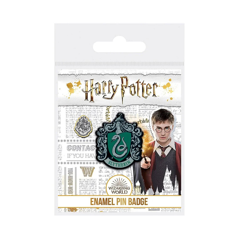 Harry Potter - Slytherin Pin Enamil Badge - أكسسوار